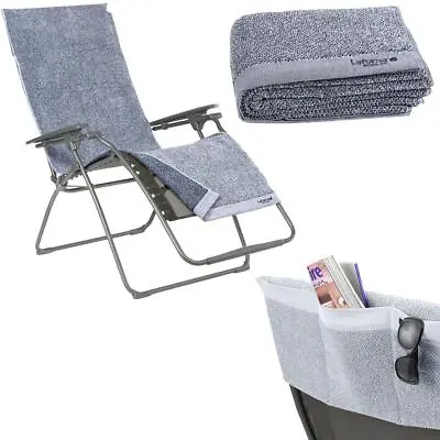 Lafuma Littoral Beach Towel For Recliners LFM2972 Iroise Embrun • £37.99