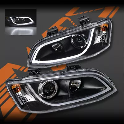 Black LED 3D DRL Head Lights For Holden Series 2 VE Commodore SV6 SV8 SS-V Omega • $599.99