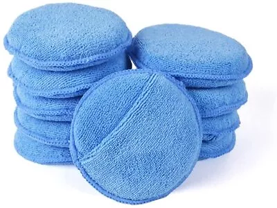 10PCS Microfiber Wax Applicator Ultra-Soft Microfiber Foam Sponge For Car Wax • $17.10