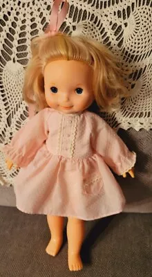 Vintage 1978 MY FRIEND MANDY DOLL Fisher Price #210 Original Pink Dress 16in  • $12