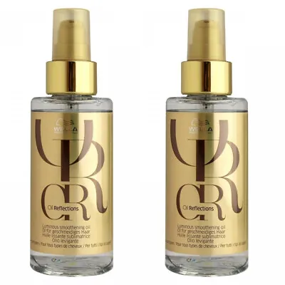 £22.95 • Buy 2 X Wella Professionals OIL REFLECTIONS LUMINOUS SMOOTHENING OIL 100ml