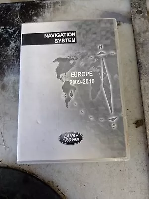 Landrover Sat Nav Disc & Case Europe Dvd Rom 2009-2010 Satellite Navigation Used • £10