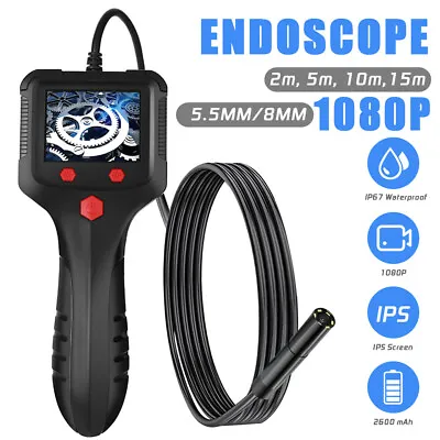 2.4  IPS Industrial Endoscope USB Car Engine Inspection Camera 2m/5m/10m/15m • £24.69