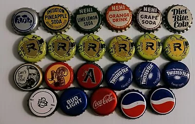 Vintage Bottle Caps Coca Cola Pepsi Fanta Soda Beer Rare Lot • $14.99