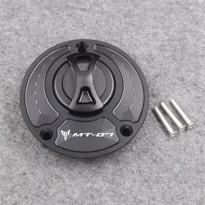 Keyless Motorcycle Fuel Gas Tank Cap Cover For Yamaha MT-07 2014-2020 MT07 2019 • $27.59