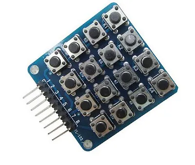 1pcs 4x4 Keypad MCU Board Matrix Keyboard 16 Key Buttons For Arduino • $2.69
