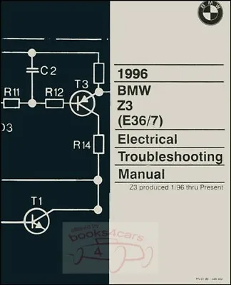 Z3 Bmw 1996 Shop Manual Service Repair Electrical Troubleshooting Book • $89.95