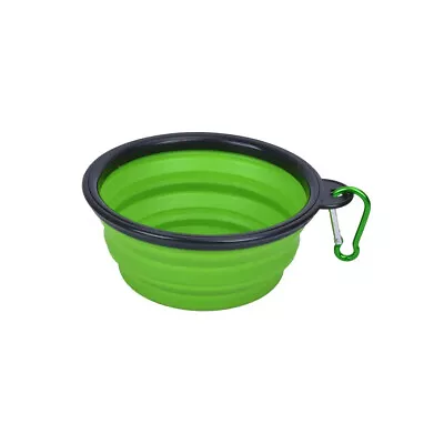 Silicone Collapsible Dog Cat Pet Bowls Food Water Dish Feeding Portable Travel • £2.49