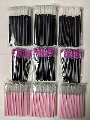 Lot 450 Qosmedix Mascara Wands Spoolies Brushes - 3 Style Disposable Applicators • $30