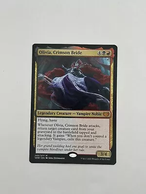 Olivia Crimson Bride 245/277 Innistrad: Crimson Vow VOW MTG Magic • $4.95