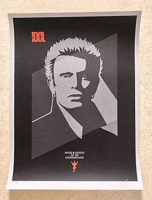 Shepard Fairey/Obey Giant- Billy Idol / Underground - S&N Print 2015 -Banksy Pic • £149.99