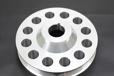 1320 H22 H23a F20b Dohc Vtec Crank Pulley Billet 6061 Aluminum Cnc Silver • $135