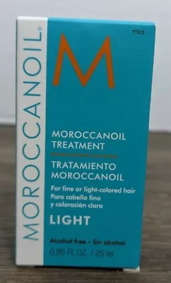 Moroccanoil Hair Treatment Light ( 0.85oz / 25ml ) Travel Size NEW Free Shipping • $14.99