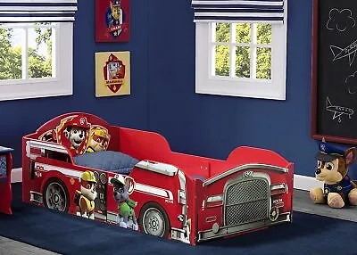 Paw Patrol Wood Toddler Bed Firetruck For Kids Boys Girls Furniture New • $123.55