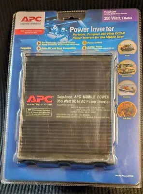 * SurgeArrest APC Mobile Power 350 Watt DC To AC Power Inverter PnoteAC350 NEW • $5.70