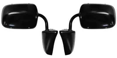 NEW Black Steel Side View Mirror Set / For 1973-1991 Suburban K5 Blazer Jimmy • $89.99