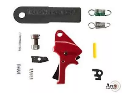Apex Tactical S&W M&P 2.0 Flat-Faced Forward Set Trigger Kit 9mm .40 .45 - Red • $180.50