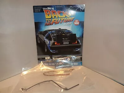 £10 • Buy Eaglemoss 1/8 Scale Build The Back To The Future Delorean  Issue 100