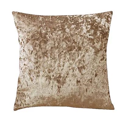 Crushed Velvet Cushion Covers Throw Sofa Pillow Cases Cover 16  18  20  22  24  • £4.94