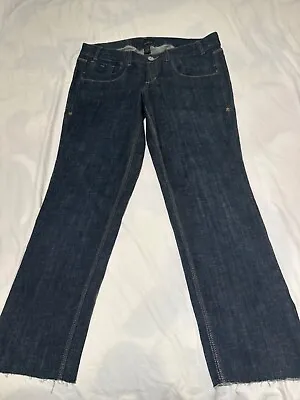 Z Cavaricci Jeans Womens Size 18 Blue Denim Stretch Straight Leg 38x29 • $10.99