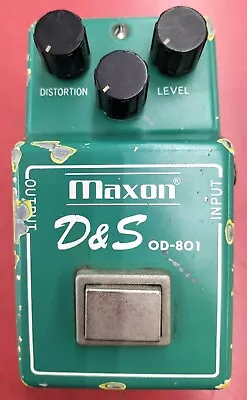 Maxon D&S OD-801 Distortion&Sustainer Vintage Fuzz Sound  • $259.88