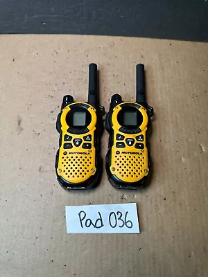 Pair Motorola Talkabout 2-Way Radios MT351R 22 Channel Rechargeable • $34.90