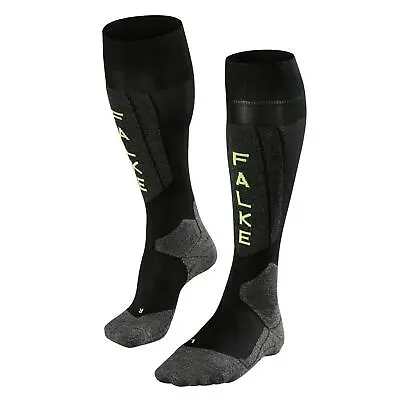 Falke Ski Socks SK5 Mens Low Volume In Black • £33.60