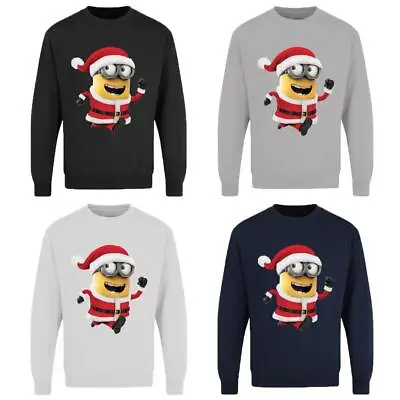 $28.18 • Buy  Unisex Adults Christmas Minion Santa Sweatshirt Novelty Festive Xmas Jumper
