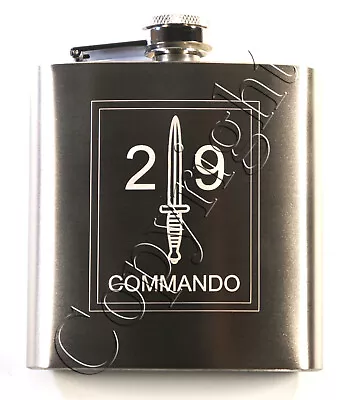 29 Commando Regiment Royal Artillery Deluxe Classic Veterans Engraved Hip Flask • £10.99