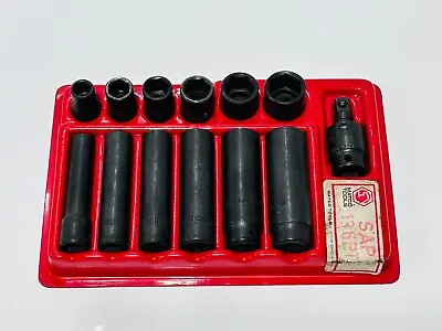 Matco USA SAP136PT 13pc SAE 1/4  Drive IMPACT Socket Set - Shallow Deep Joint • $134.99