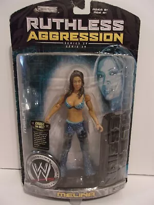 Wwe MELINA RUTHLESS AGGRESSION SERIES 29 2007 ACTION FIGURE JAKKIS PACIFIC • $29.99