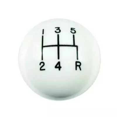 HURST Mustang 5-Speed White Classic Shift Knob P/N - 1630014 • $82.09