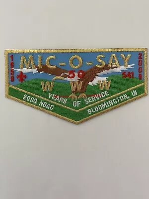 OA Lodge 541 Mic-O-Say NOAC 2009 Western Colorado Council Boy Scouts BSA Flap 50 • $9.95