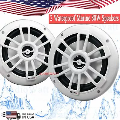 2x MB Quart NF1-116 Waterproof Nautic 6.5  Shallow-mount Marine 80W Speakers NEW • $59.99