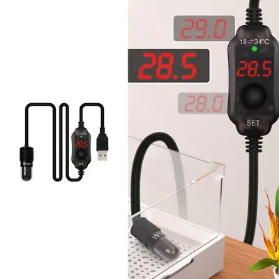 $22.59 • Buy Mini Aquarium Fish Tank Heater USB Heating Rod Submersible Thermostat Heater AU