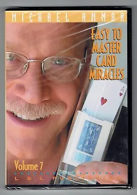 Easy To Master Card Miracles Volume 7 By Michael Ammar - New Magic DVD • $14.95