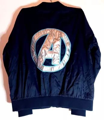 Marvel Avengers Her Universe Torrid Size 00 Blue Women's Light Vinyl Coat Jacket • $29.95