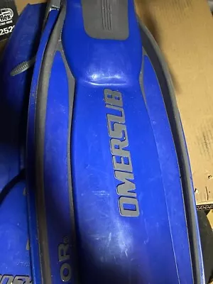DACOR Omersub Diving Fins Blue Size  L-XL • $28