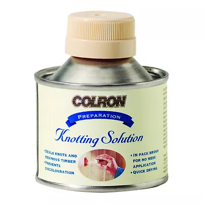 Colron Knotting Solution Clear Wood Sealer Stabiliser Varnish Paint Wax Oil • £11.99