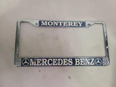 Mercedes Monterey CA License Plate Frames Metal • $90