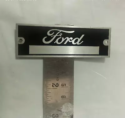 Ford Data Plate Serial Number ID Tag Hot Street Rod Rat Ford Motor Company • $16.09