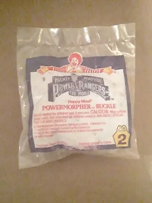 1995 Power Rangers Powermorpher Buckle MMPR The Movie McDonald's Happy Meal • $12