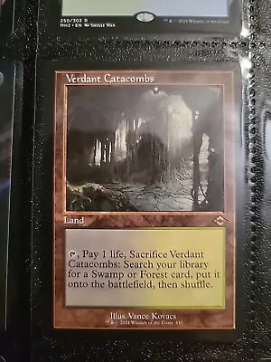 MTG Verdant Catacombs Modern Horizons 2 440 Regular Rare Retro Frame NM Unplayed • $19.99