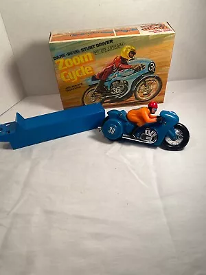 Vintage Radio Shack Dare-Devil Zoom Cylce Battery Operated Motorcycle W/t Box! • $42