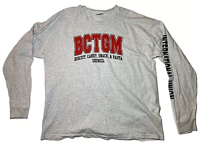 BCTGM Confectionary Tobacco Labor Union Long Sleeve T Shirt 3XL Oversized Tee • $27