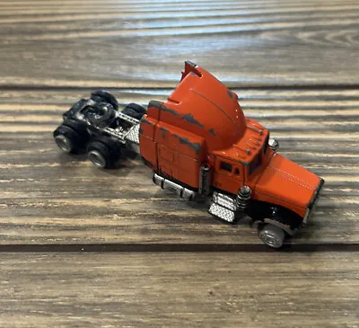 Vintage Unbranded Orange Semi Truck Vehicle No Trailer Toy • $8.50