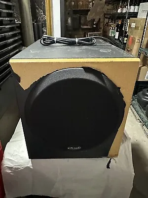 Polk Audio PSW250 Subwoofer Home Theater Powered Sub Audiophile Black Bass Grill • $0.99