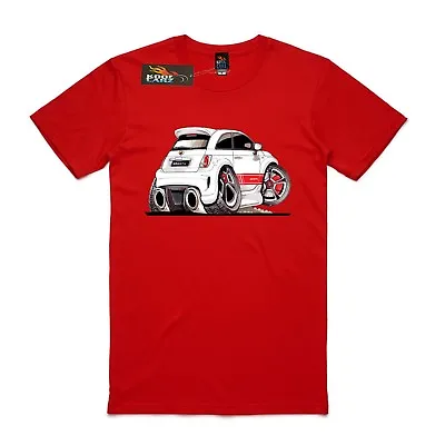 $25.84 • Buy Men's T-shirt, AS Colour, Fiat Abarth 500, Euro Cars, Turbo, Hot Hatch GTI.