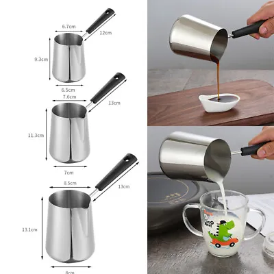Pouring Pot Candle Making Jug Pitcher Wax Melting DIY Soap Tool Stainless Steel • £8.34