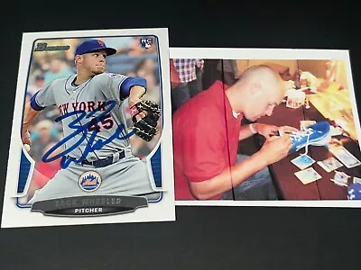 Zack Wheeler Phillies Mets Auto Signed 2013 Bowman Base Rookie Card . • $22.99